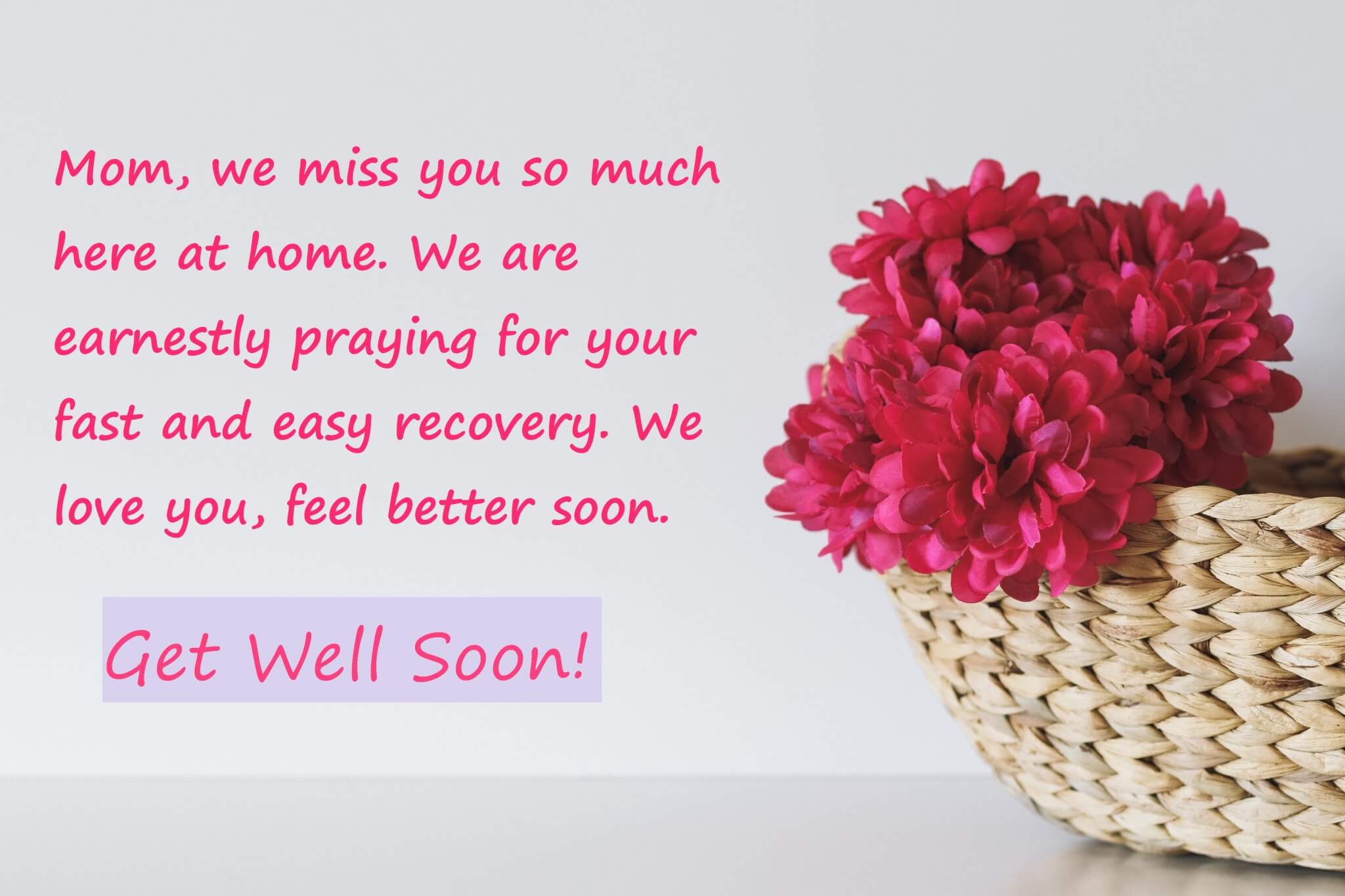 Get Well Soon Message Examples