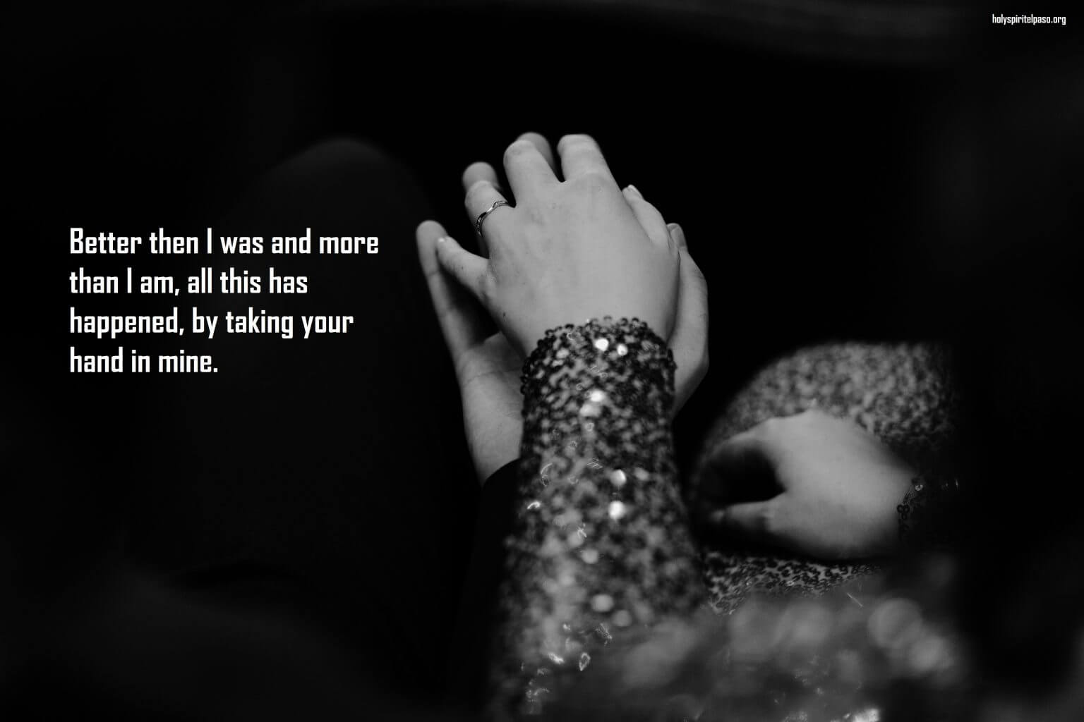 Holding your hand quotes