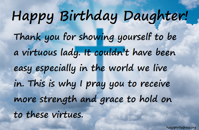 Birthday Christian Wishes For Daughter