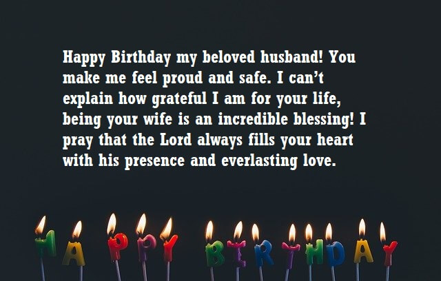 Religious Birthday Wishes For Husband