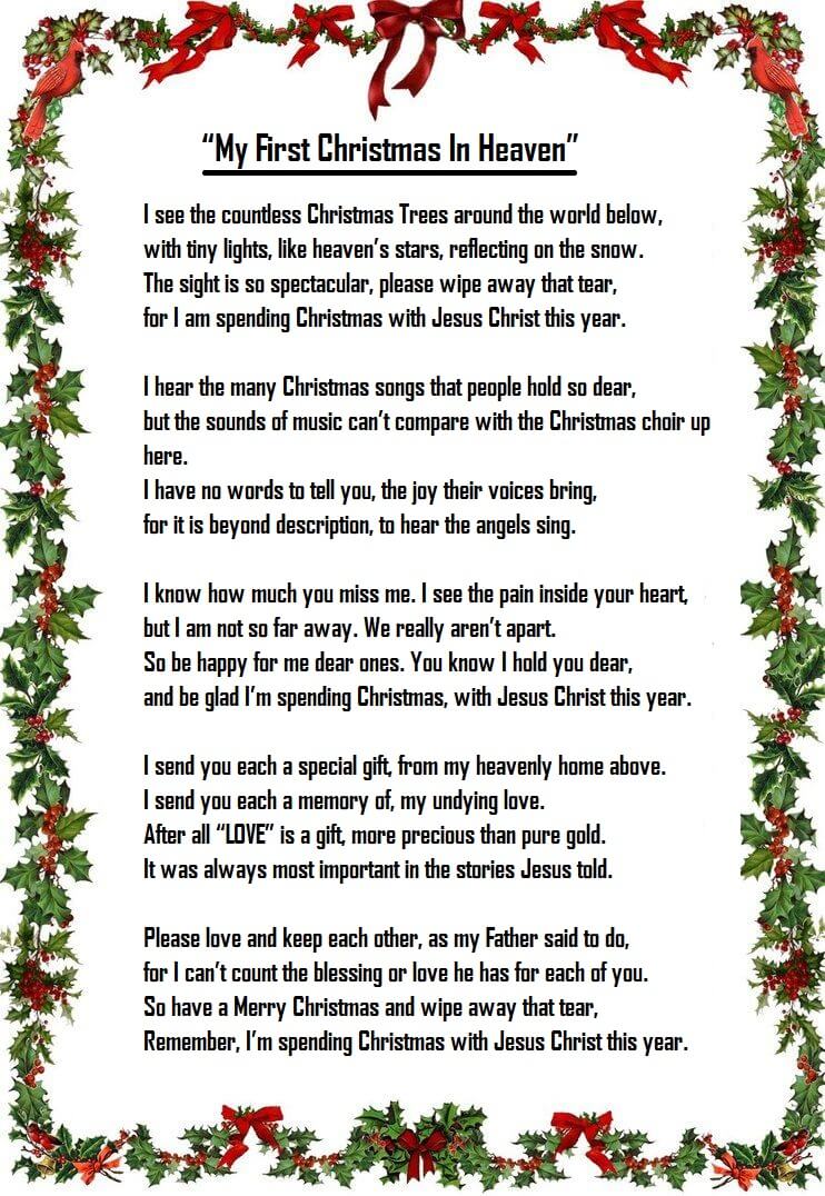Poems unknown christmas Best Christmas