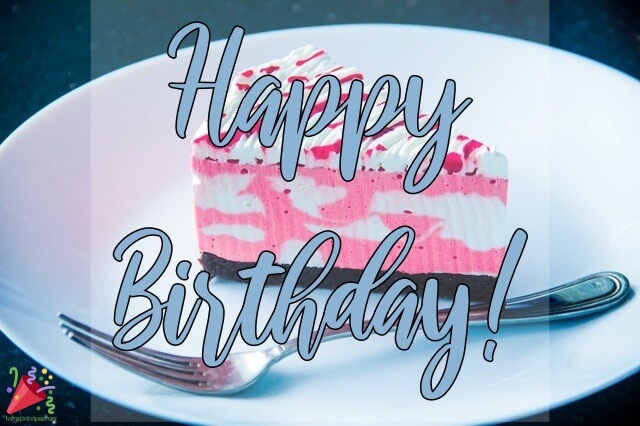 Happy Birthday Image with Cake