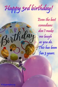 3rd Birthday Wishes - Happy 3rd Birthday Quotes & Messages