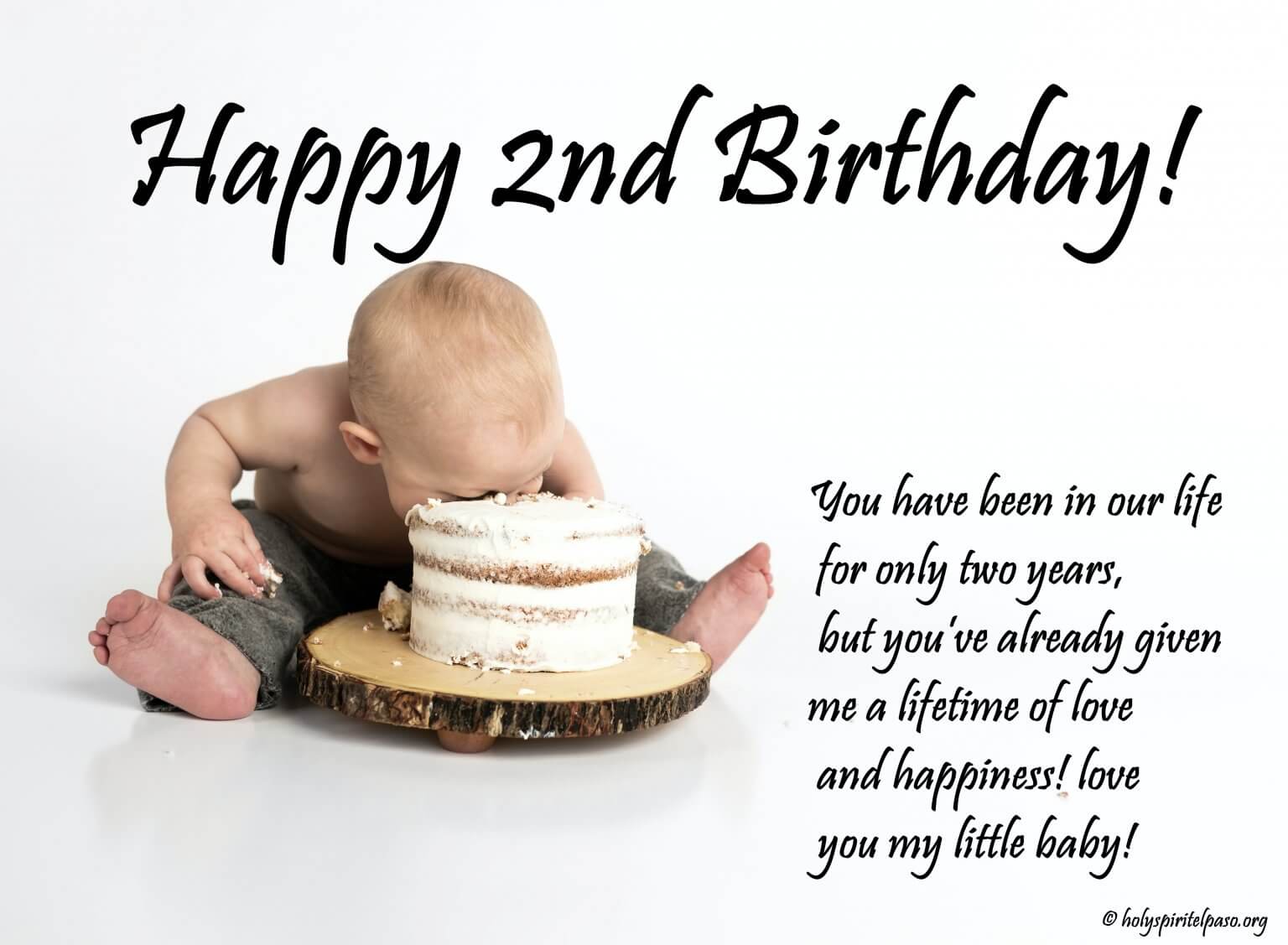 2 Years Birthday Wishes For My Son