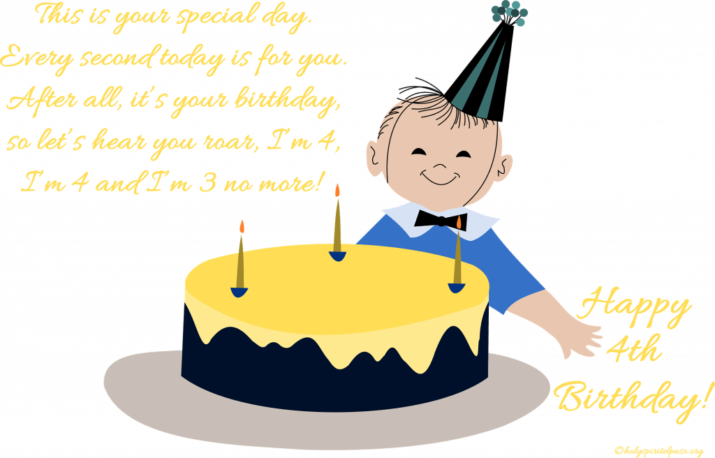 happy 4th birthday my son quotes wishes