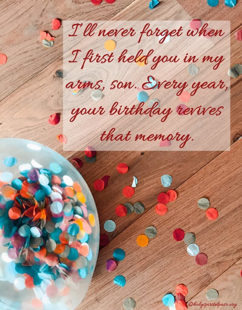 happy birthday to my son quotes from mom