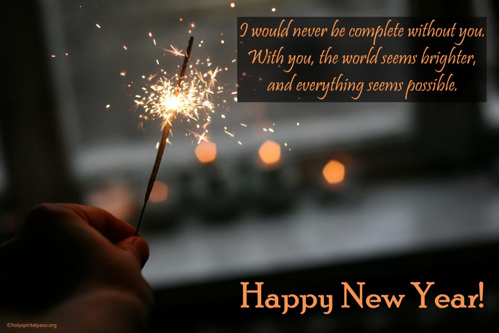 Romantic New Year Wishes for Him
